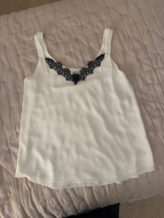 Babaton Tops - Babaton Tank with Lace Trim - size L